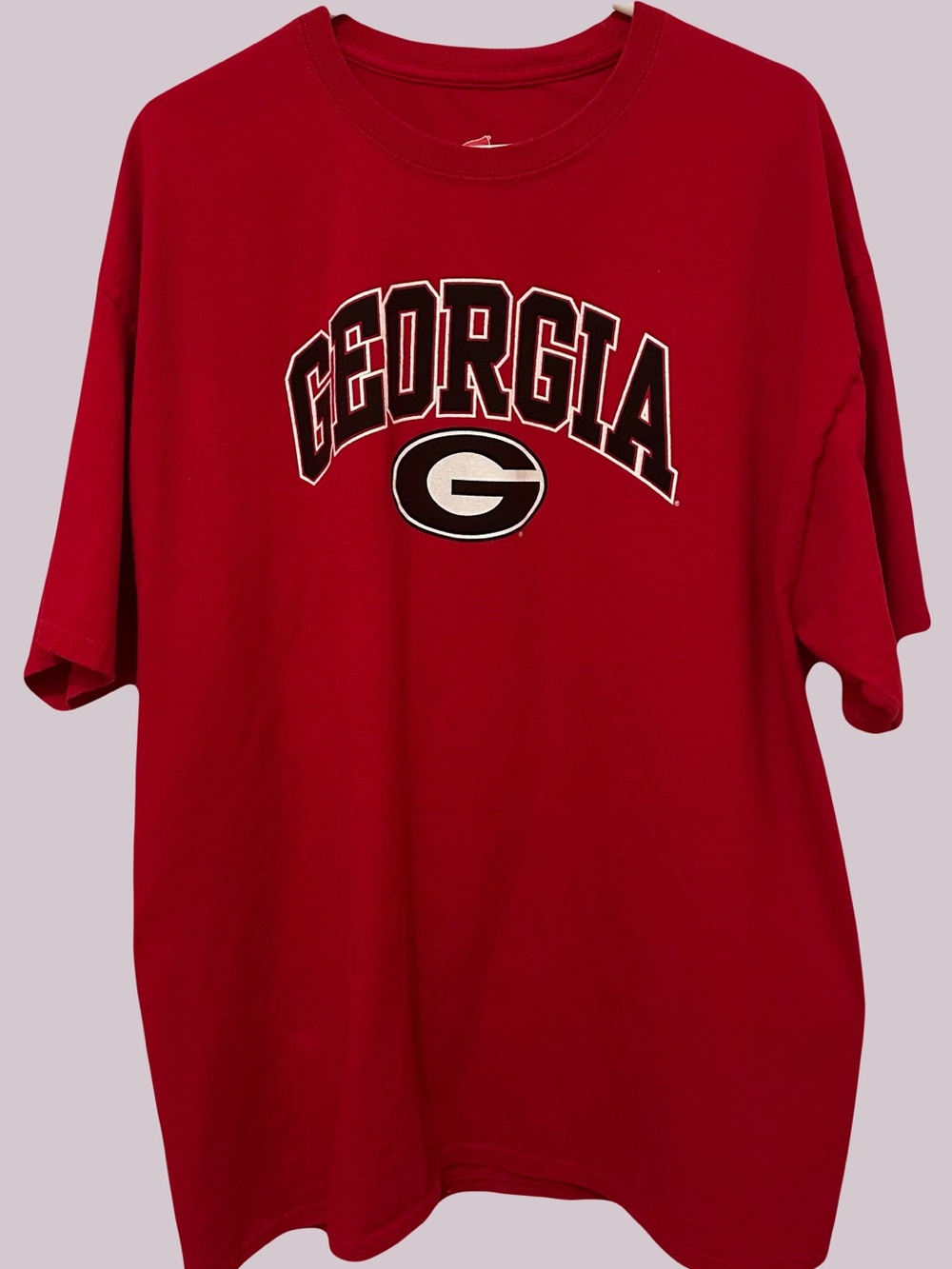 Georgia Red College Logo T-Shirt 2XL NWOT